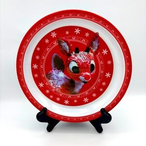 8 Rudolph Reindeer Decorative Melamine Plates